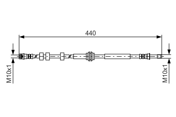 Brake Hose (Rear axle)  Art. 1987481430