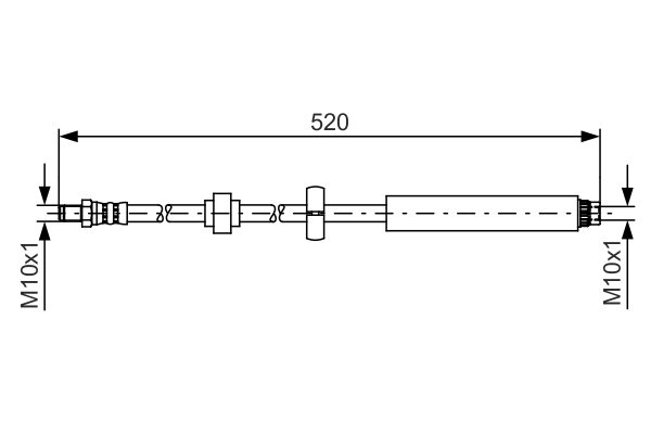 Brake Hose (Front axle)  Art. 1987481436