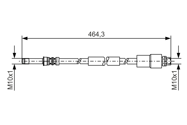 Brake Hose (Rear axle)  Art. 1987481541