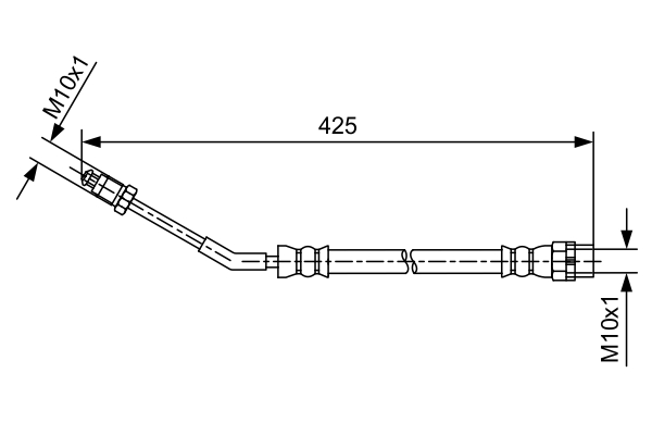 Brake Hose (Rear axle, left)  Art. 1987481579