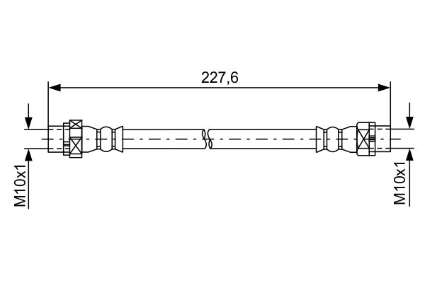 Brake Hose (Rear axle)  Art. 1987481582