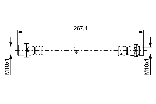 Brake Hose (Rear axle)  Art. 1987481583