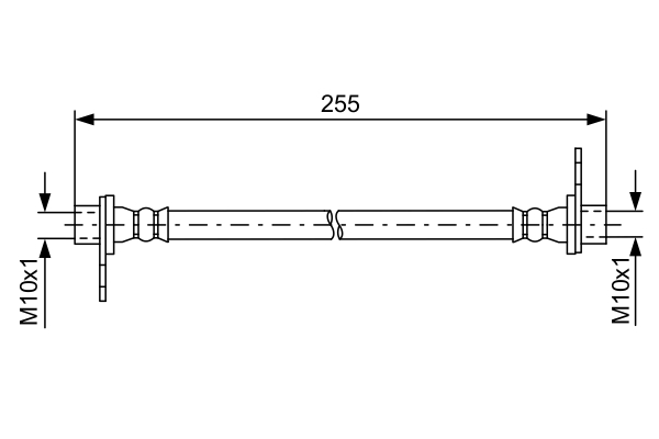 Brake Hose (Rear axle)  Art. 1987481586