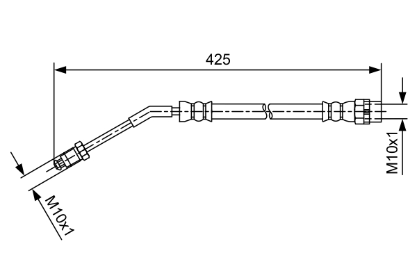 Brake Hose (Rear axle, right)  Art. 1987481587