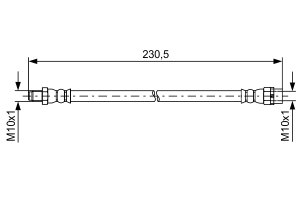 Brake Hose (Rear axle)  Art. 1987481599