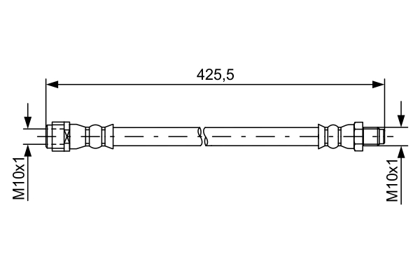 Brake Hose (Front axle)  Art. 1987481610