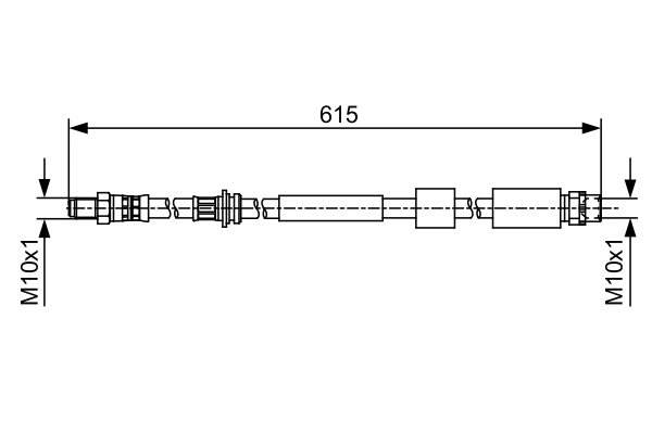 Brake Hose (Front axle)  Art. 1987481615