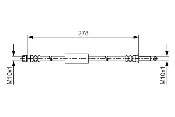 Brake Hose (Rear axle)  Art. 1987481617