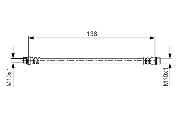 Brake Hose (Rear axle)  Art. 1987481625