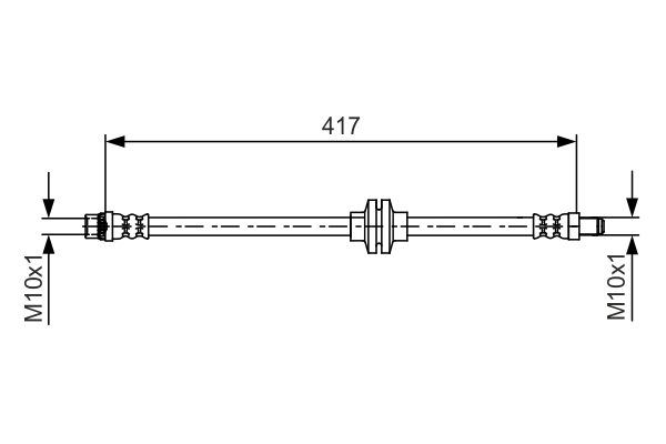 Brake Hose (Front axle)  Art. 1987481626