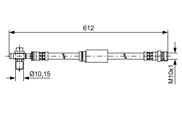 Brake Hose (Front axle)  Art. 1987481631