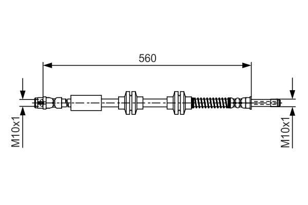 Brake Hose (Front axle)  Art. 1987481664