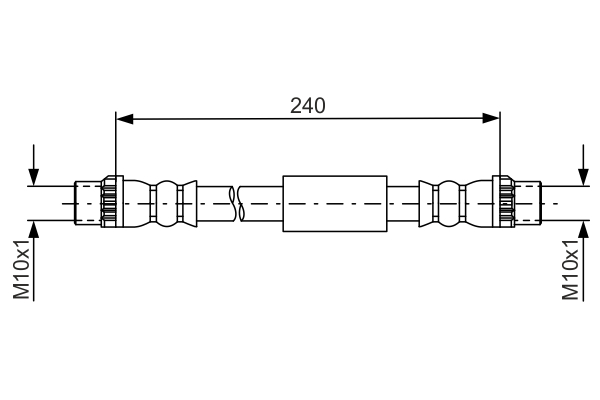 Brake Hose (Rear axle, both sides)  Art. 1987481666