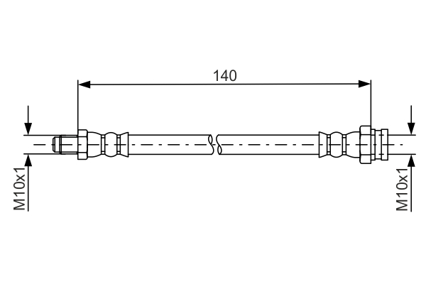 Brake Hose (Rear axle)  Art. 1987481669