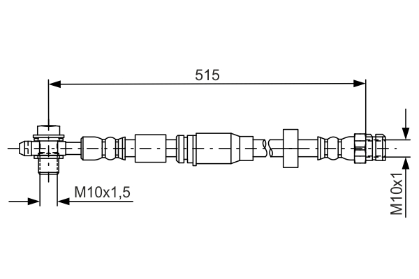 Brake Hose (Front axle)  Art. 1987481673