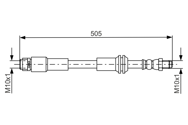 Brake Hose (Front axle)  Art. 1987481675