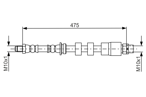 Brake Hose (0.152)  Art. 1987481678