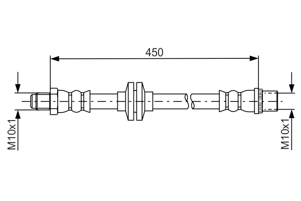 Brake Hose (Front axle)  Art. 1987481683