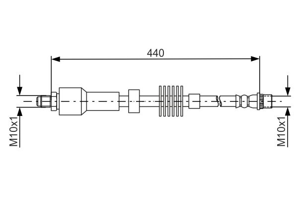 Brake Hose (Front axle)  Art. 1987481688