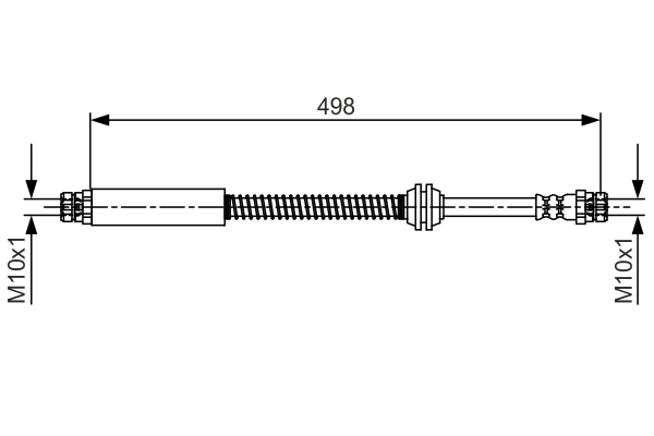 Brake Hose (Rear axle, both sides)  Art. 1987481711