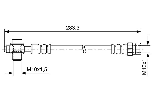 Brake Hose (Rear axle)  Art. 1987481736