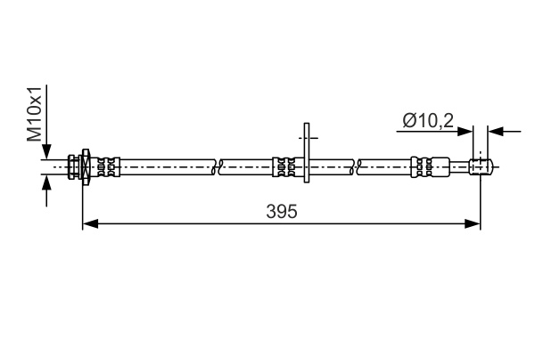 Brake Hose (Rear axle)  Art. 1987481A53