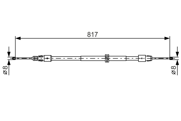 Cable Pull, parking brake (Back, Left, Right)  Art. 1987482024