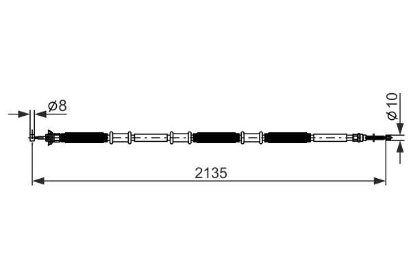 Cable Pull, parking brake (Back, right)  Art. 1987482890