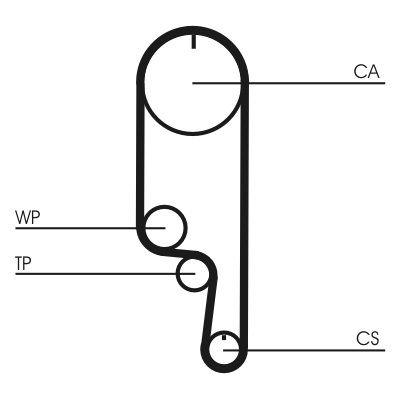 Water Pump & Timing Belt Kit  Art. CT1008WP2