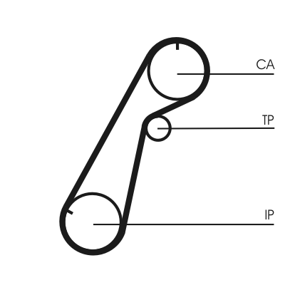 Timing Belt (Gear side)  Art. CT1020