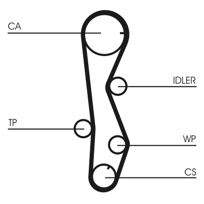 Water Pump & Timing Belt Kit  Art. CT1099WP1