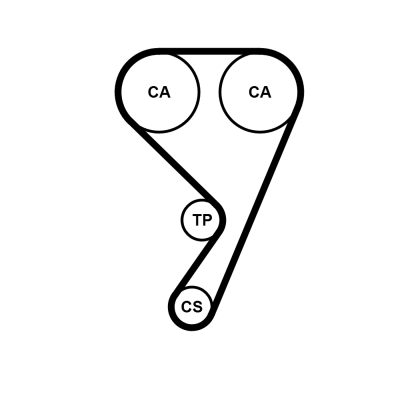 Water Pump & Timing Belt Kit  Art. CT1211WP1