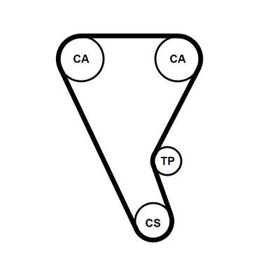 Timing Belt  Art. CT1257