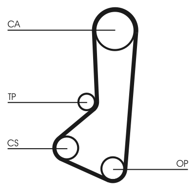 Timing Belt (Pulley side)  Art. CT511