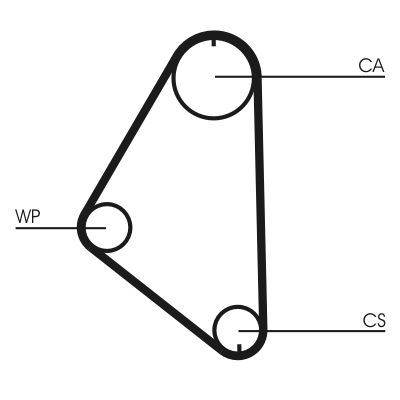 Water Pump & Timing Belt Kit  Art. CT558WP1