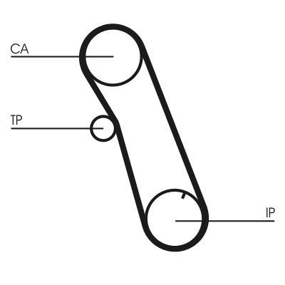 Timing Belt (Below)  Art. CT616