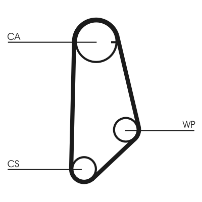 Timing Belt (Below)  Art. CT635