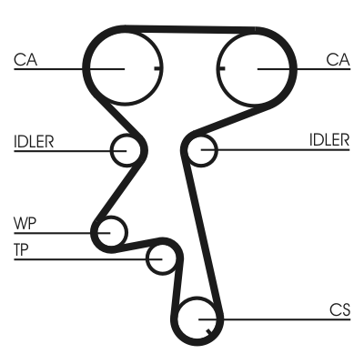 Water Pump & Timing Belt Kit  Art. CT873WP4