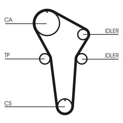 Timing Belt (Pulley side)  Art. CT899