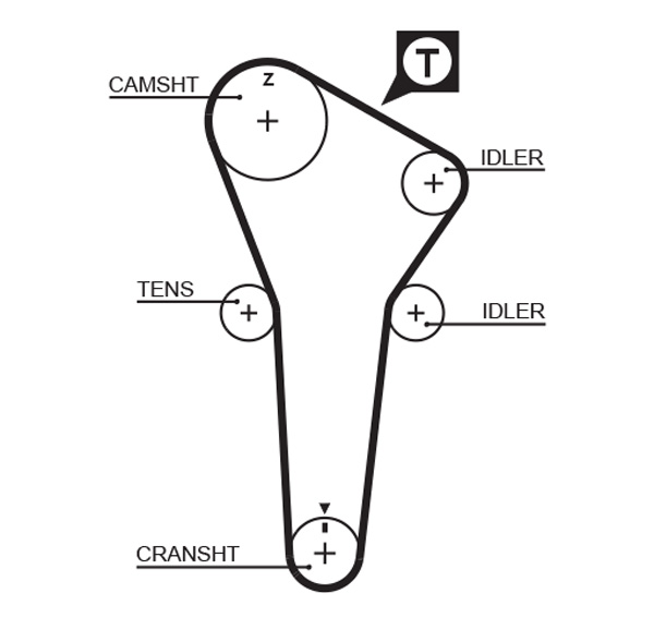 Timing Belt  Art. 5421XS