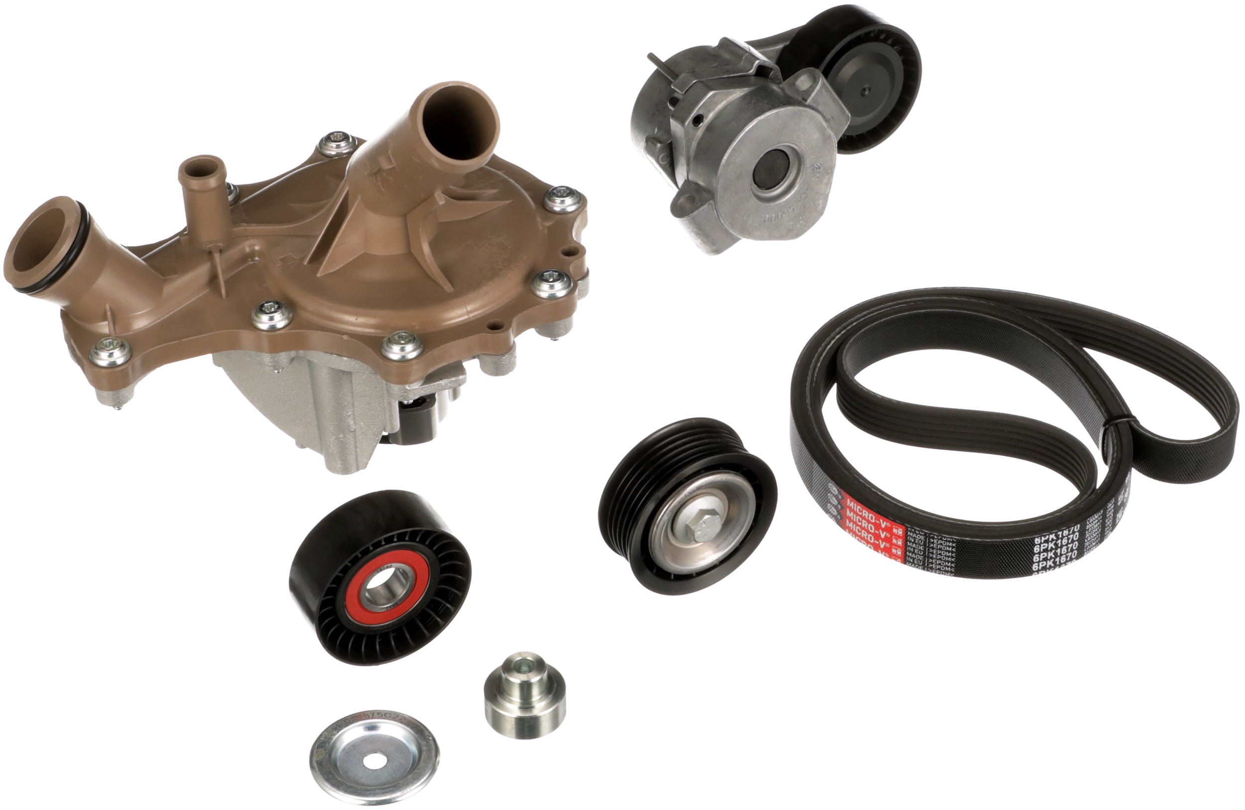 Water Pump + V-Ribbed Belt Kit  Art. KP26PK1670