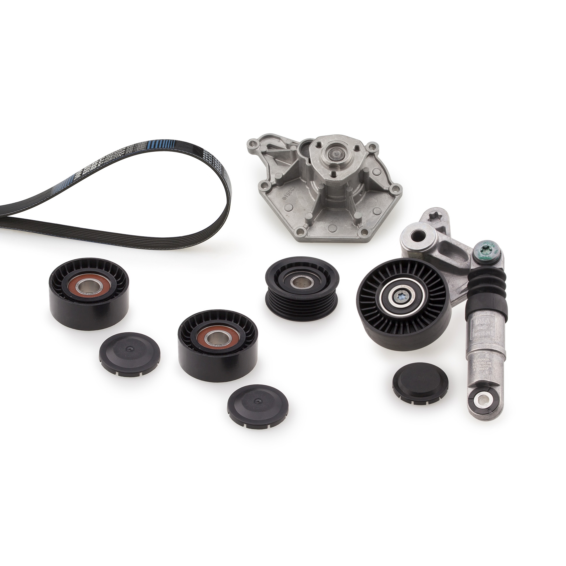 Water Pump + V-Ribbed Belt Kit  Art. KP66PK2500