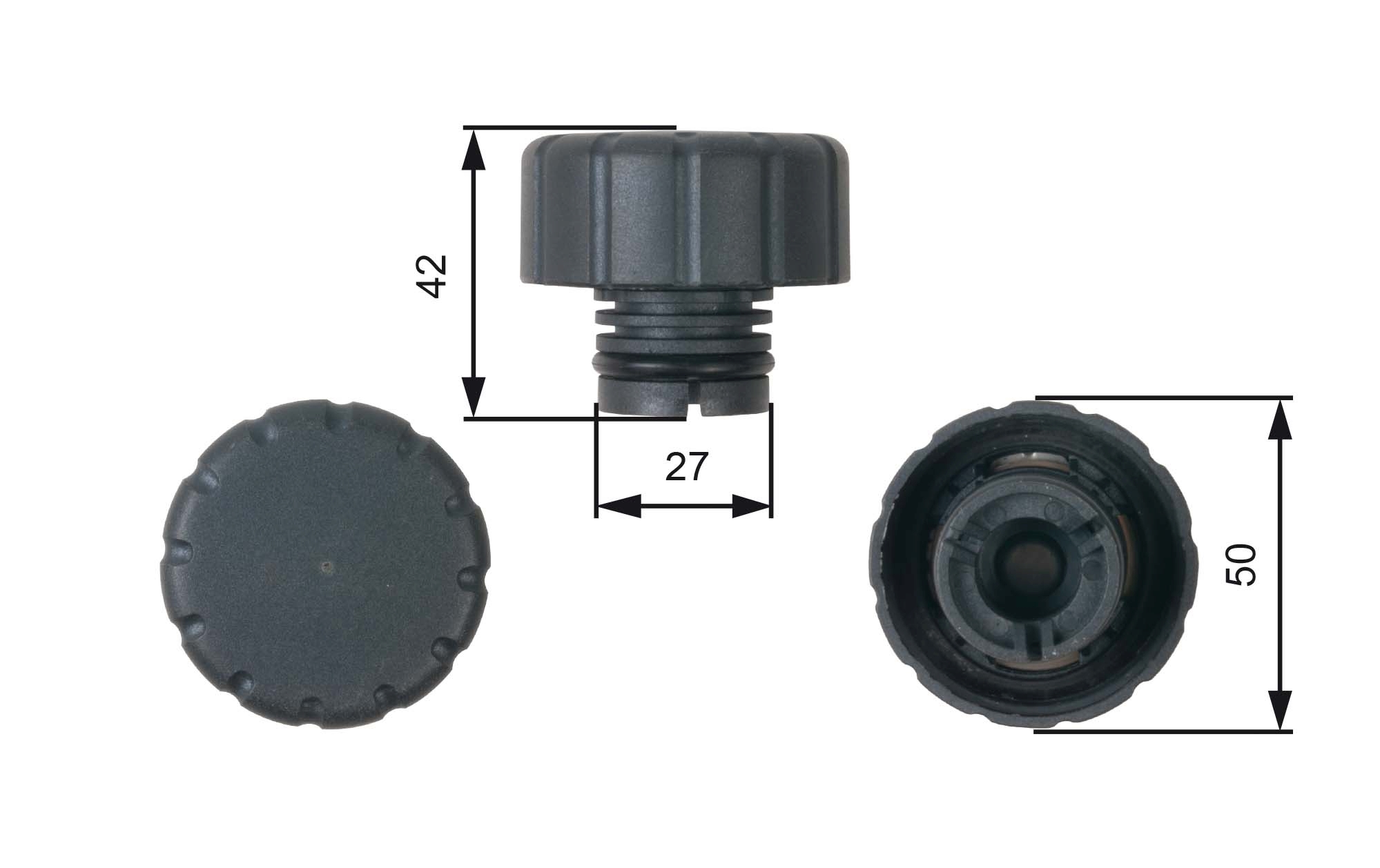 Cap, coolant tank  Art. RC244