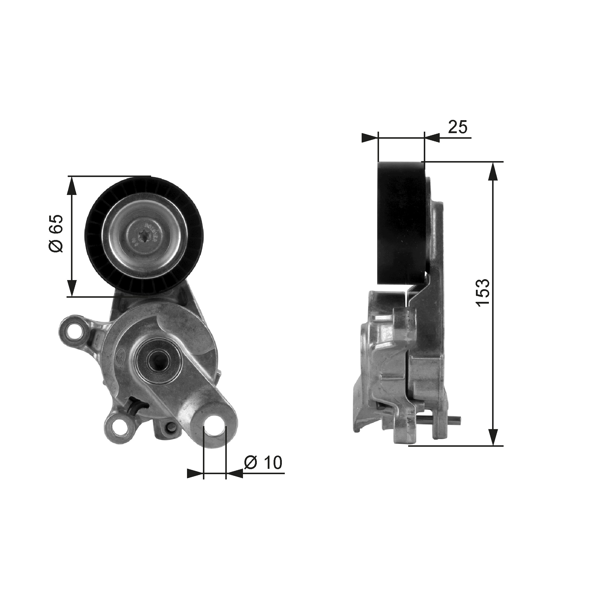 Belt Tensioner, V-ribbed belt  Art. T38209