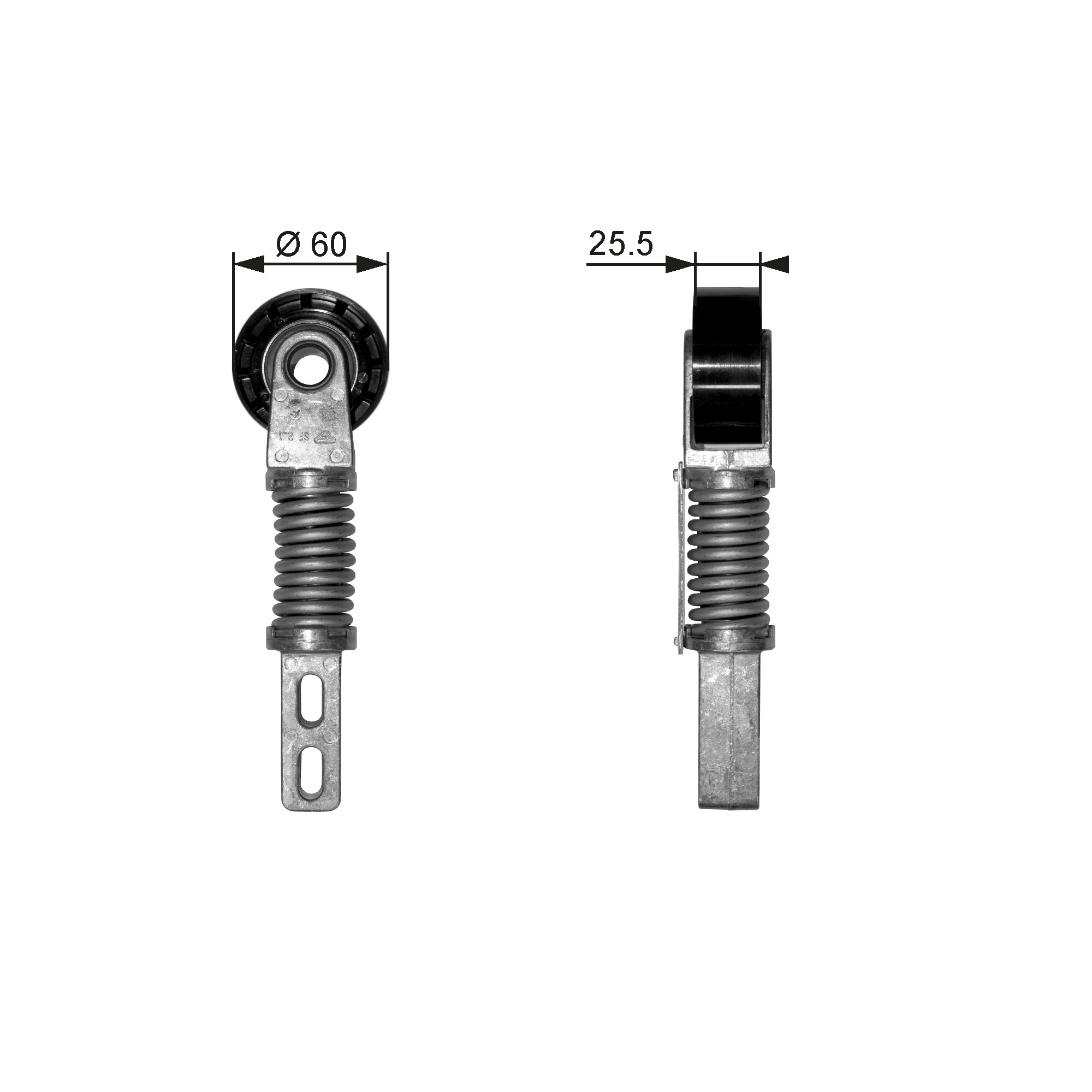 Belt Tensioner, V-ribbed belt  Art. T38355