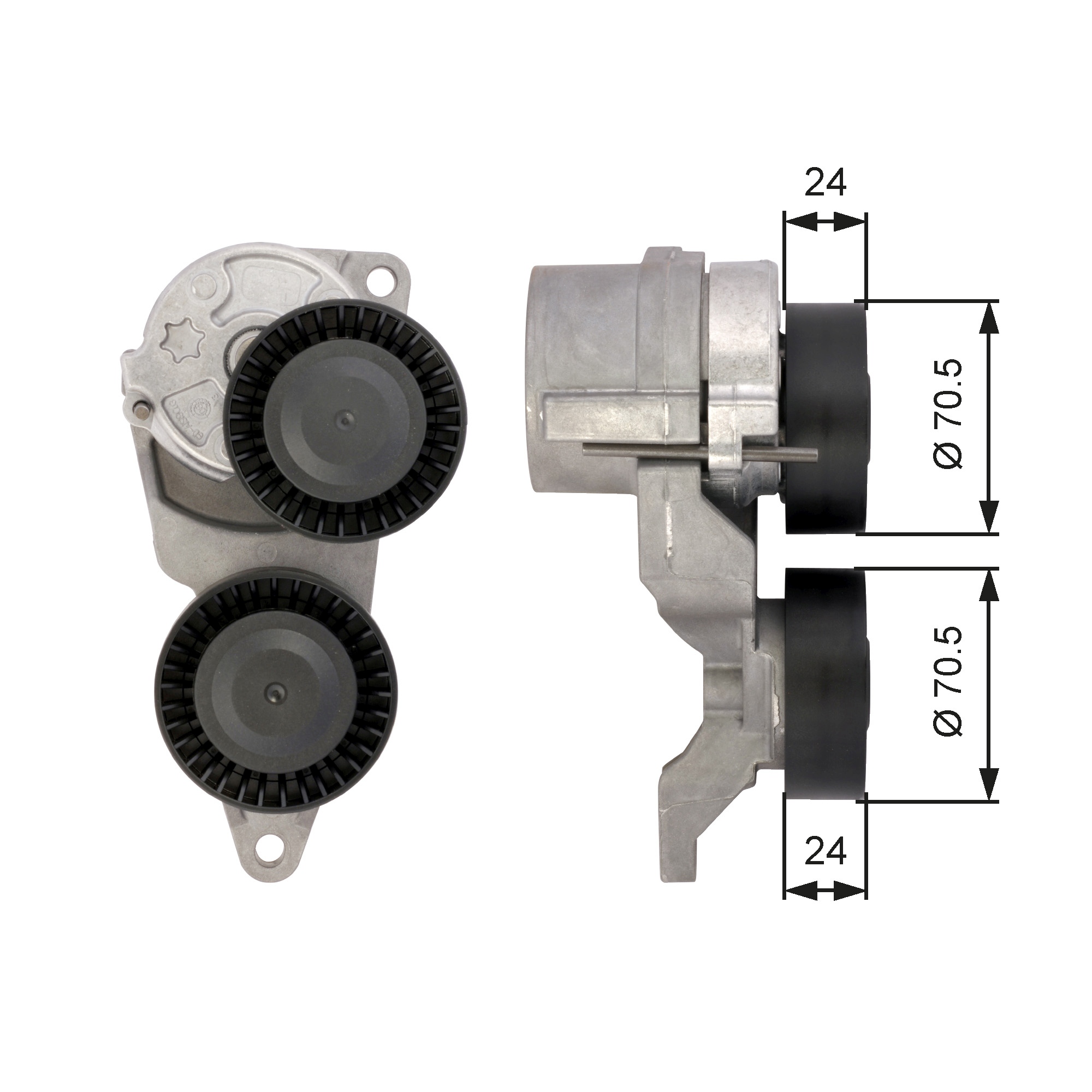 Belt Tensioner, V-ribbed belt  Art. T39026