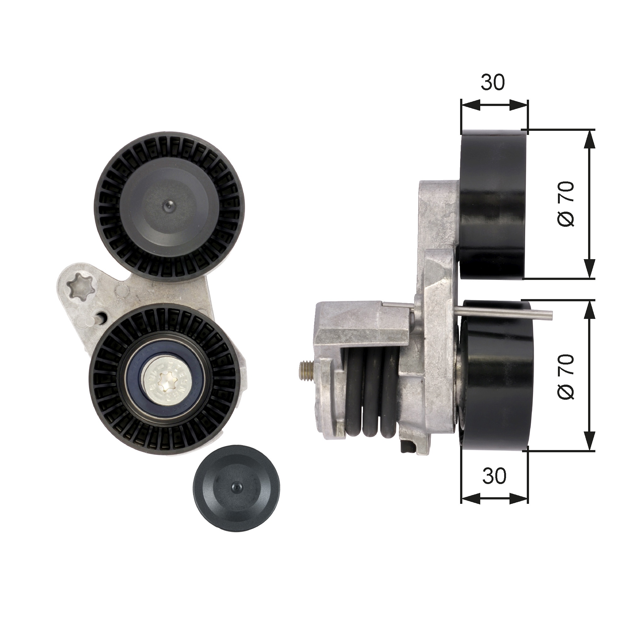 Belt Tensioner, V-ribbed belt  Art. T39114