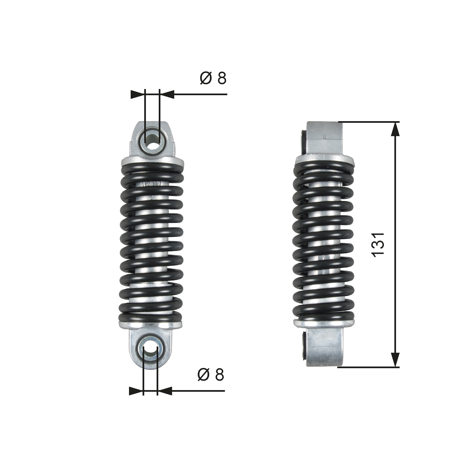 Vibration Damper, V-ribbed belt (7808-21551)  Art. T39151