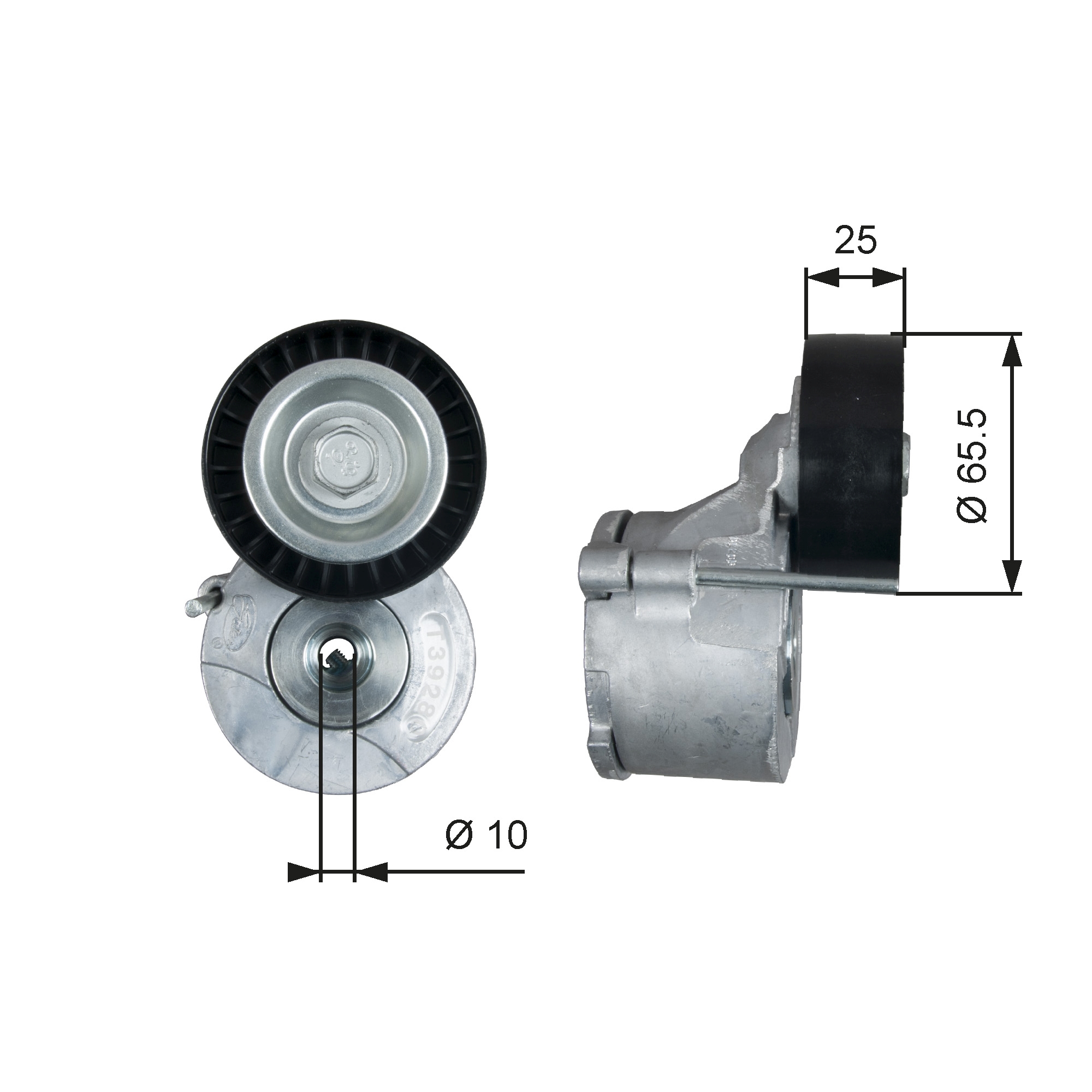 Belt Tensioner, V-ribbed belt  Art. T39281