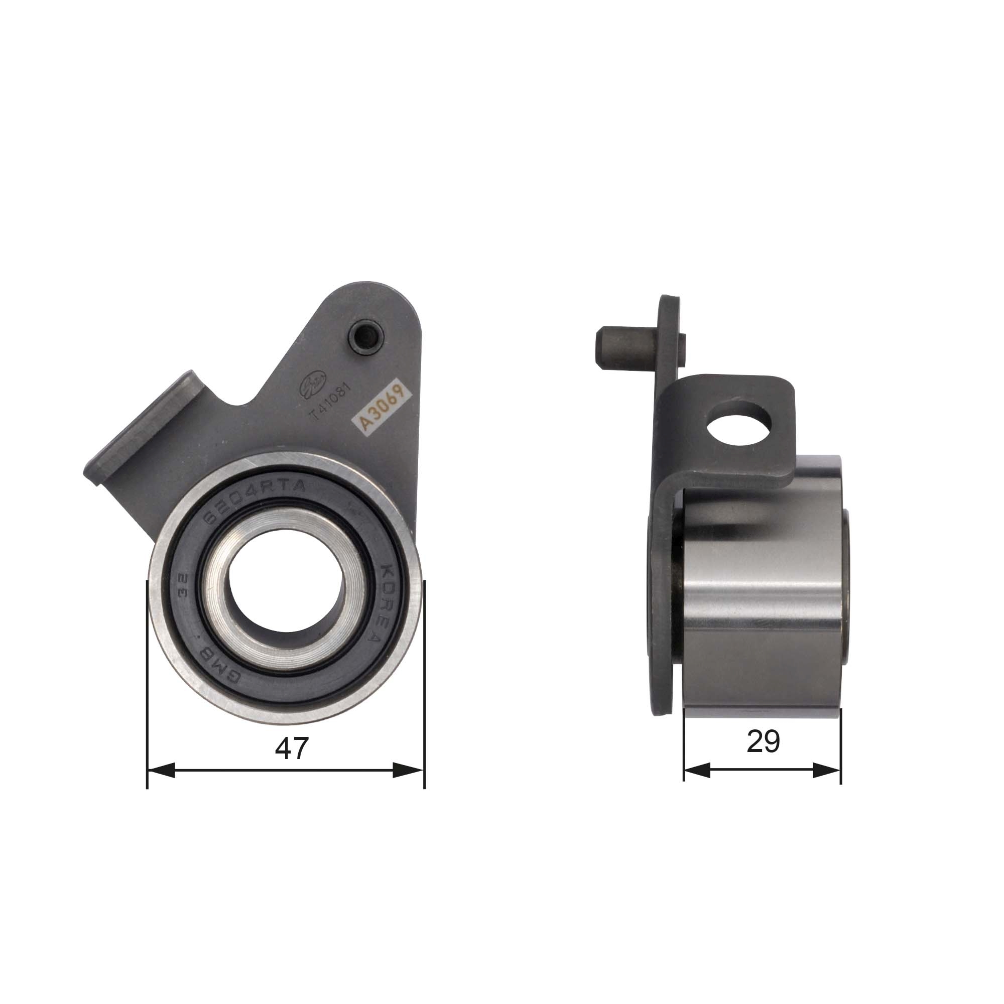 Tensioner Pulley, timing belt (Pulley side)  Art. T41081